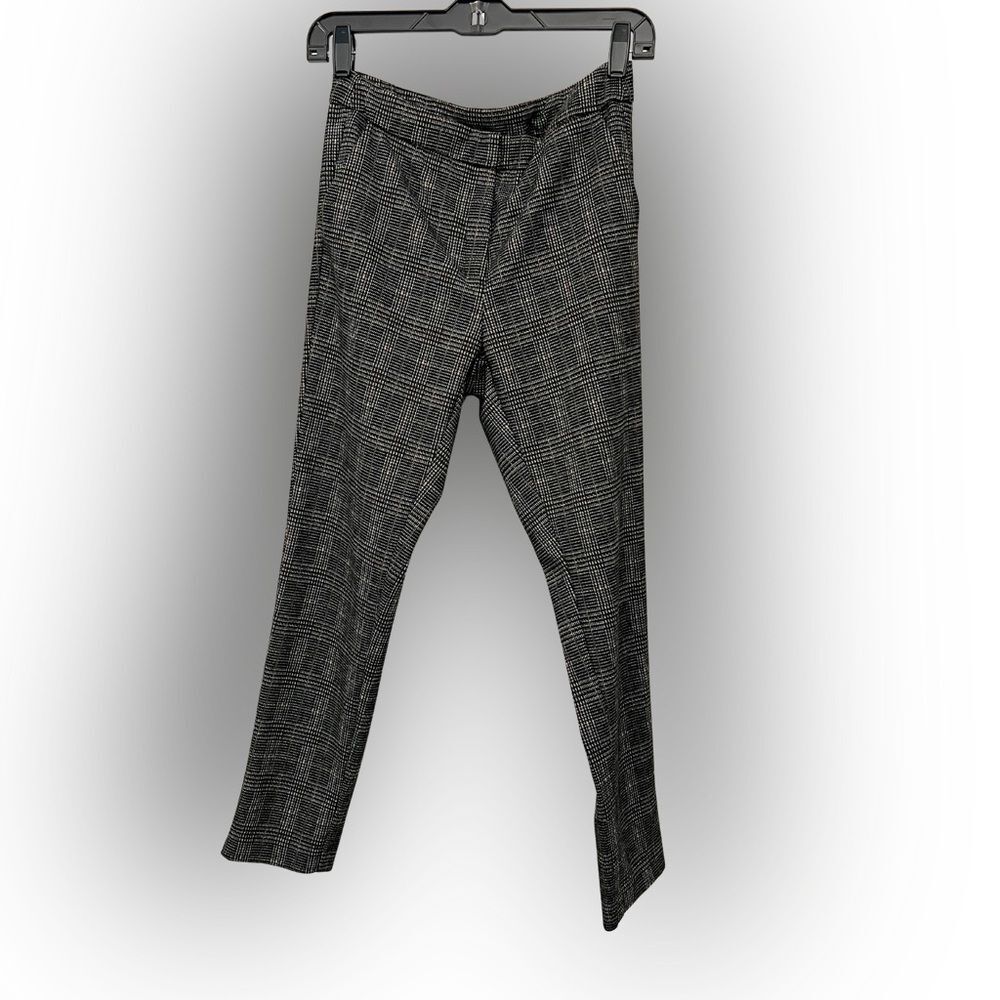 VICI Plaid Pants XS | Black, White, Brown & Yellow Y2k Academia